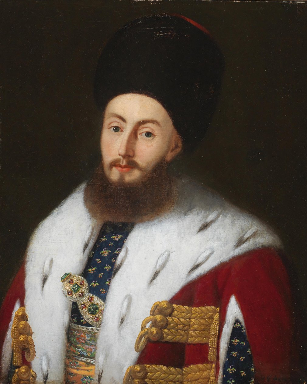 II. Sándor Mavrocordatos Firaris 1754-1819, moldvai herceg, 1800 körül. alkotó: Unbekannt
