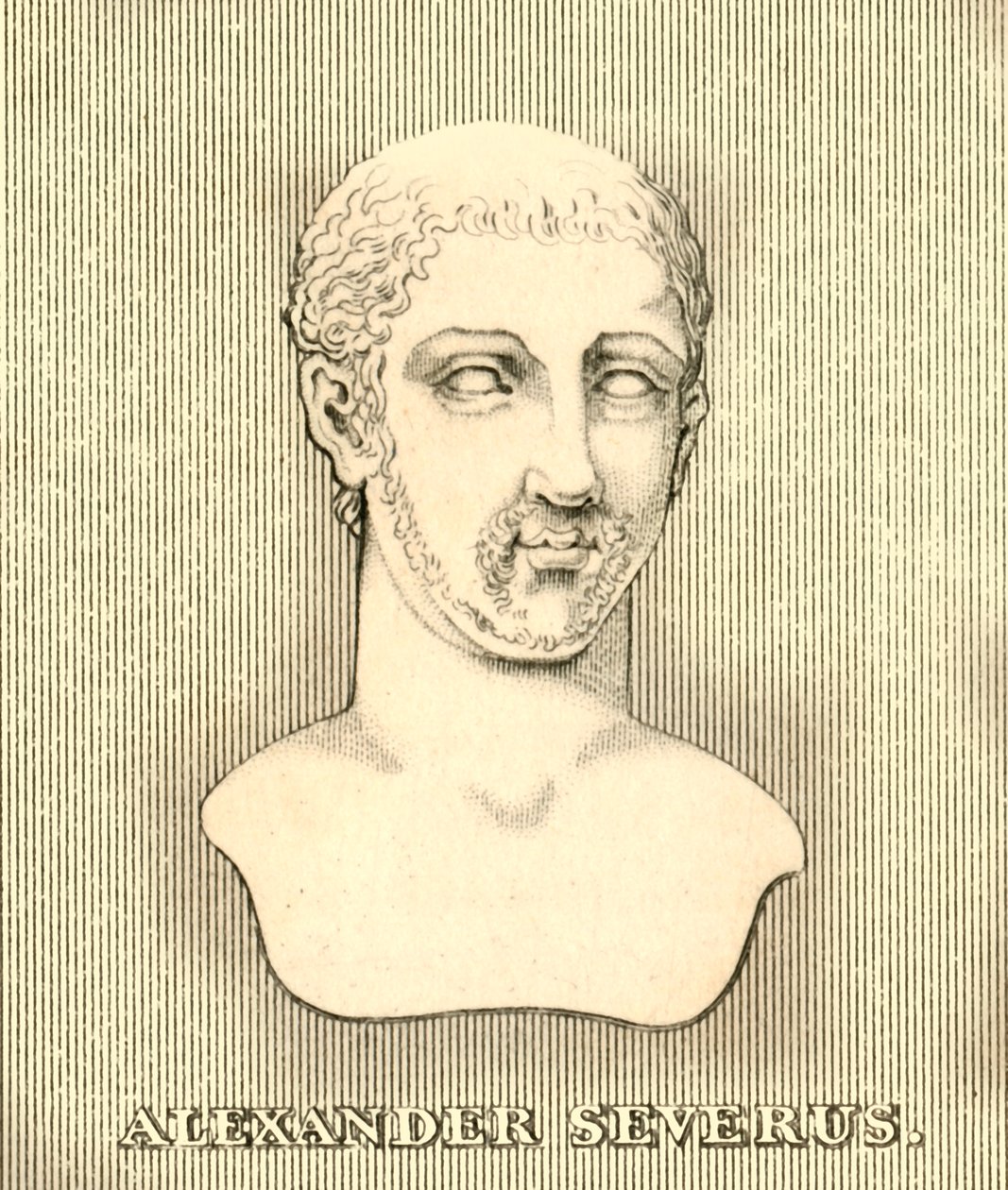 Alexander Perselus, c208-235, 1830. alkotó: Unbekannt