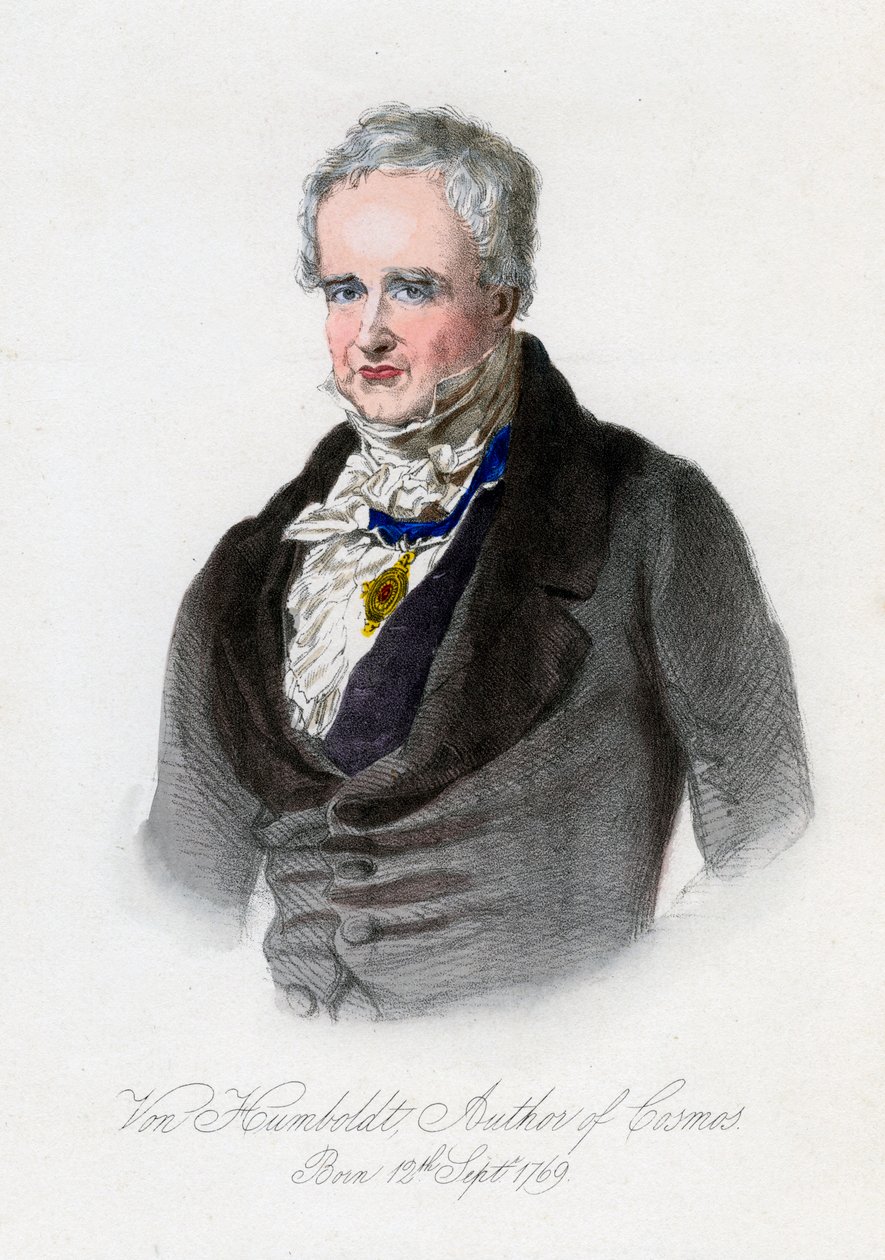 Alexander von Humboldt porosz természettudós és felfedező, XIX alkotó: Unbekannt