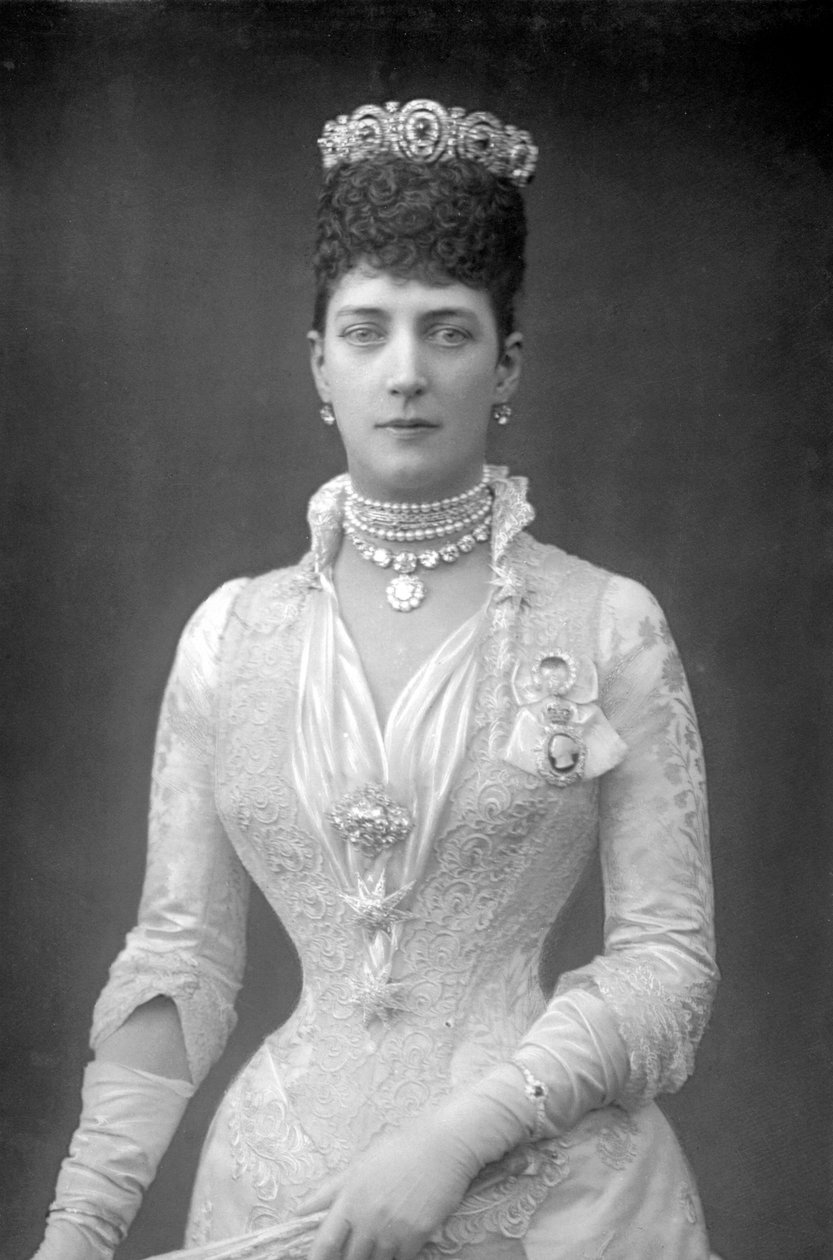 Alexandra 1844-1925, VII. Edward brit király hitvese, 1890 alkotó: Unbekannt