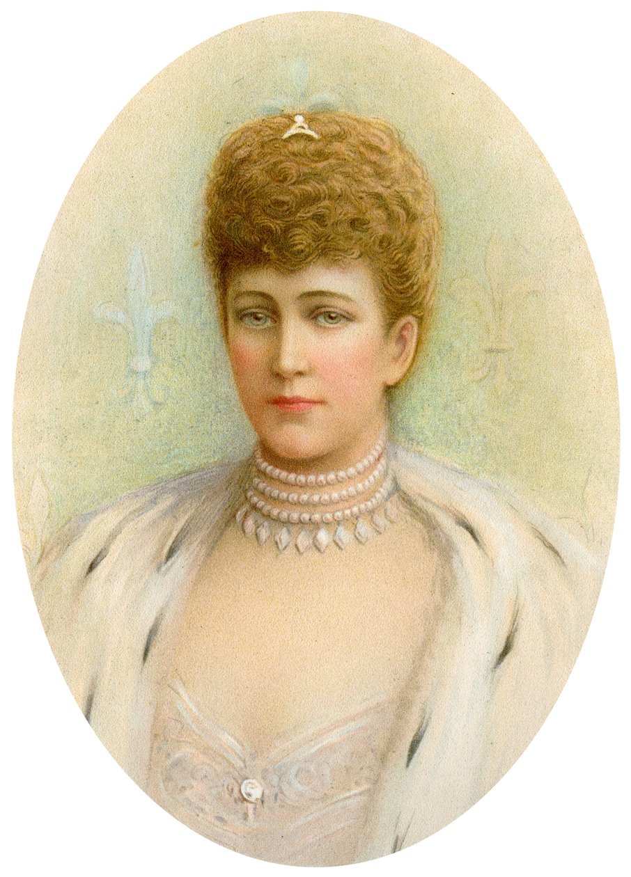 Alexandra, VII. Edward Egyesült Királyság királyának hitvese, 1905 alkotó: Unbekannt