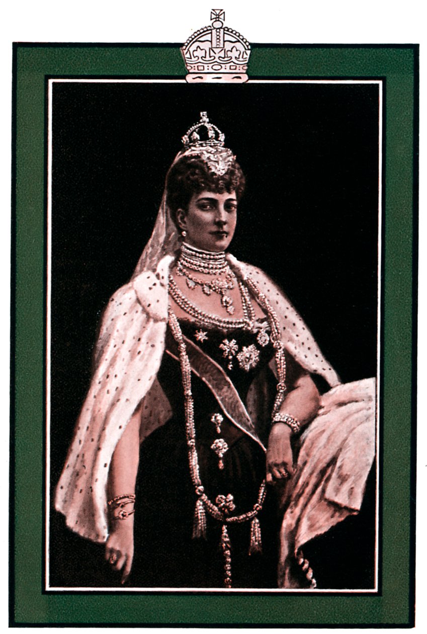 Dán Alexandra 1844-1925, VII. Edward király hitvese, 1902-1903 alkotó: Unbekannt