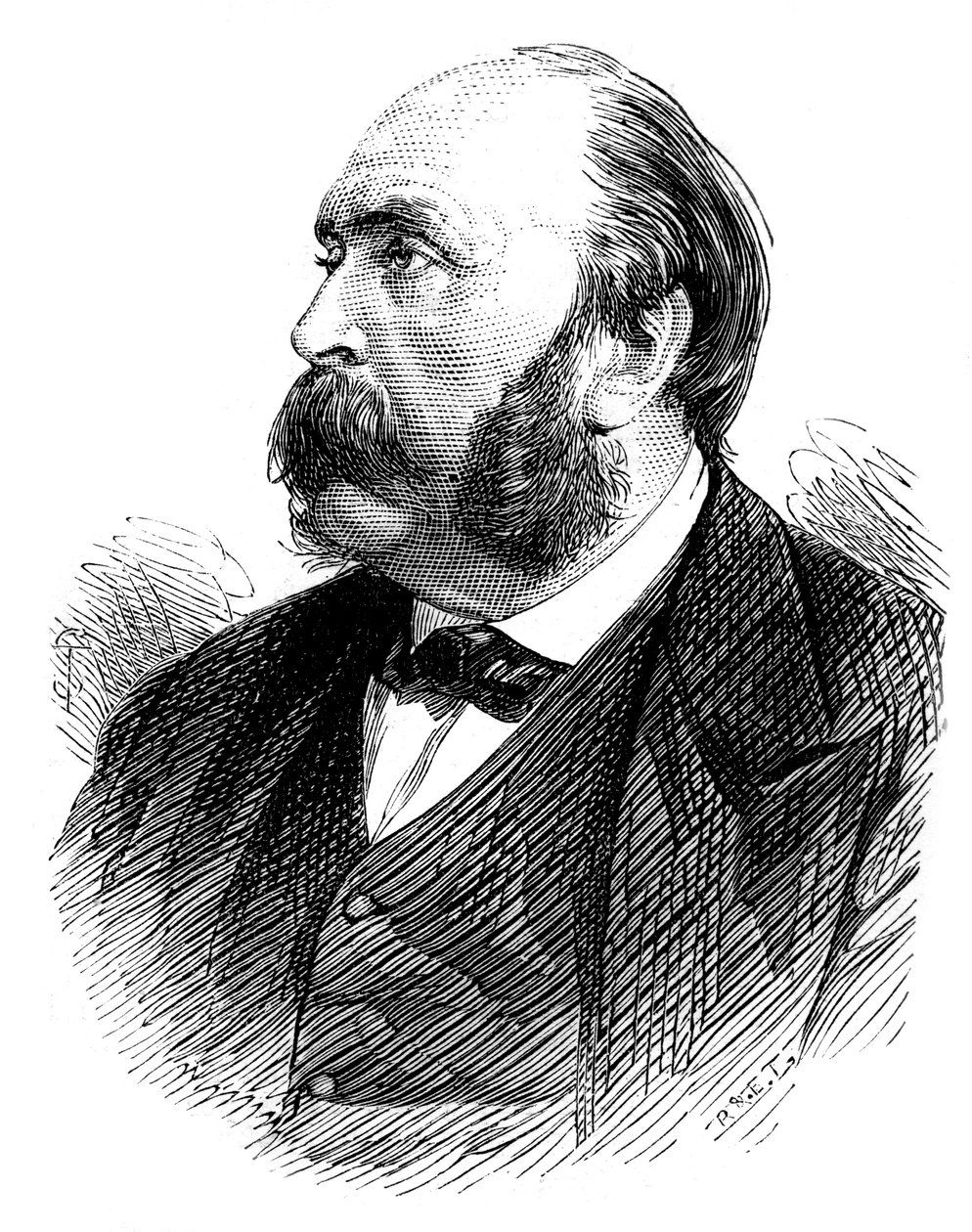 Alexandre Auguste Ledru-Rollin francia politikus, 1875 alkotó: Unbekannt