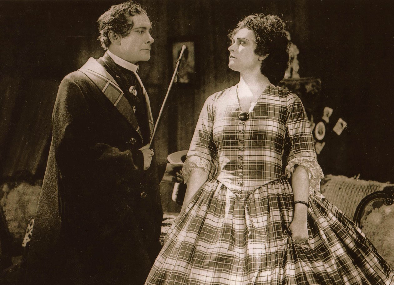 Alfred Abel és Paola Negri a The Flame-ben alkotó: Unbekannt