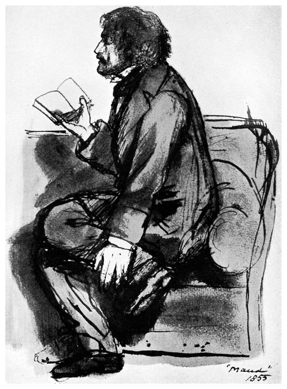 Alfred, Lord Tennyson, brit költő, 1855, 1956 alkotó: Unbekannt