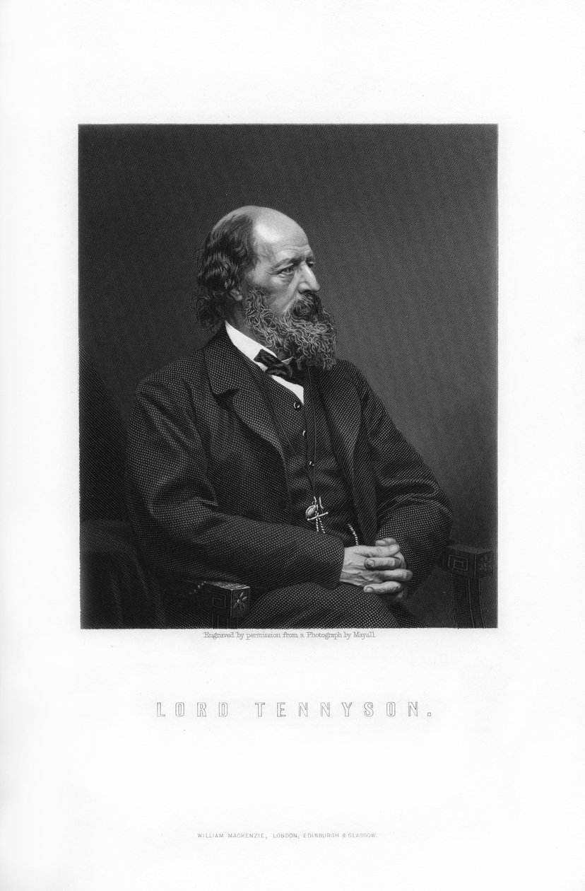 Alfred Tennyson, Tennyson 1. báró, az Egyesült Királyság költődíjasa, 1899 alkotó: Unbekannt