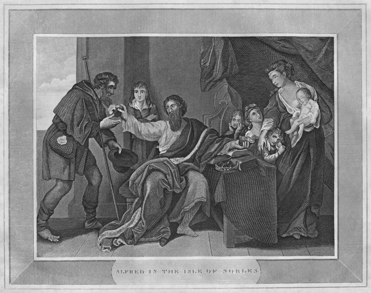Alfred a Nemesek szigetén, 1838 alkotó: Unbekannt