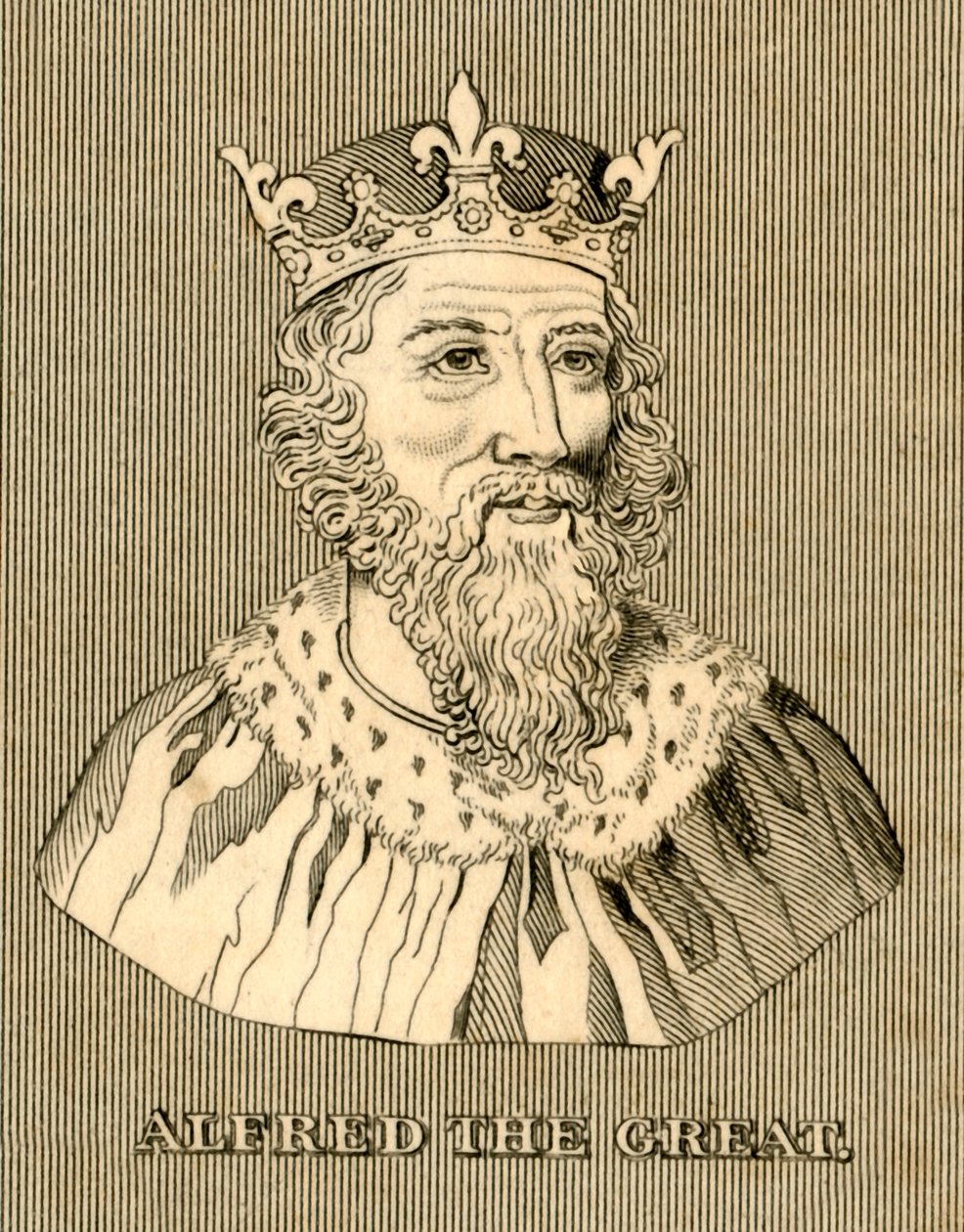 Nagy Alfréd, c847-899, 1830. alkotó: Unbekannt