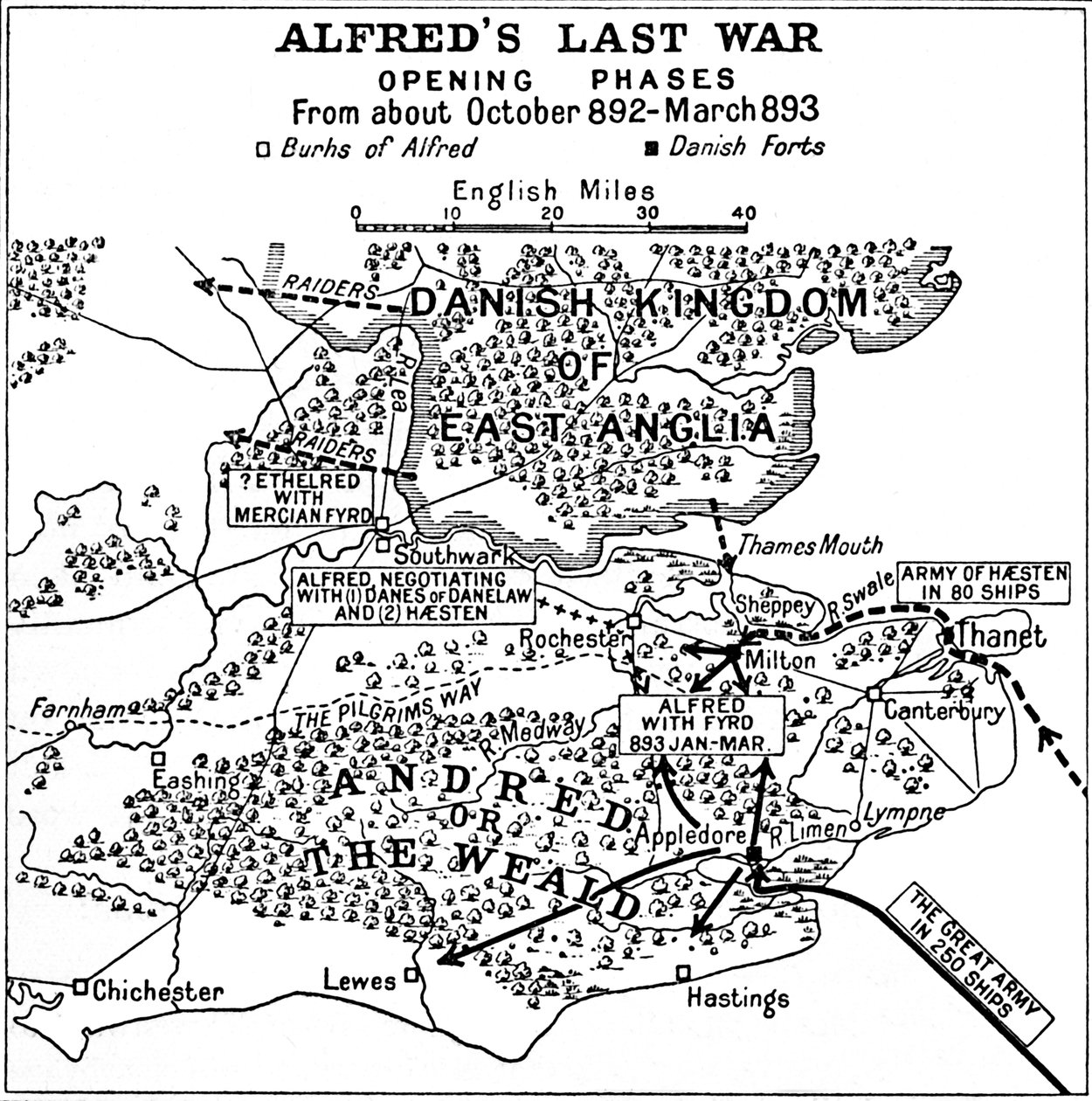 Alfreds Last War - Nyitó fázisok. Körülbelül 892. októbertől 1935. 893. márciusig. alkotó: Unbekannt