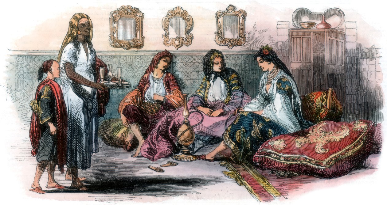 Algériai nők, 1857 alkotó: Unbekannt