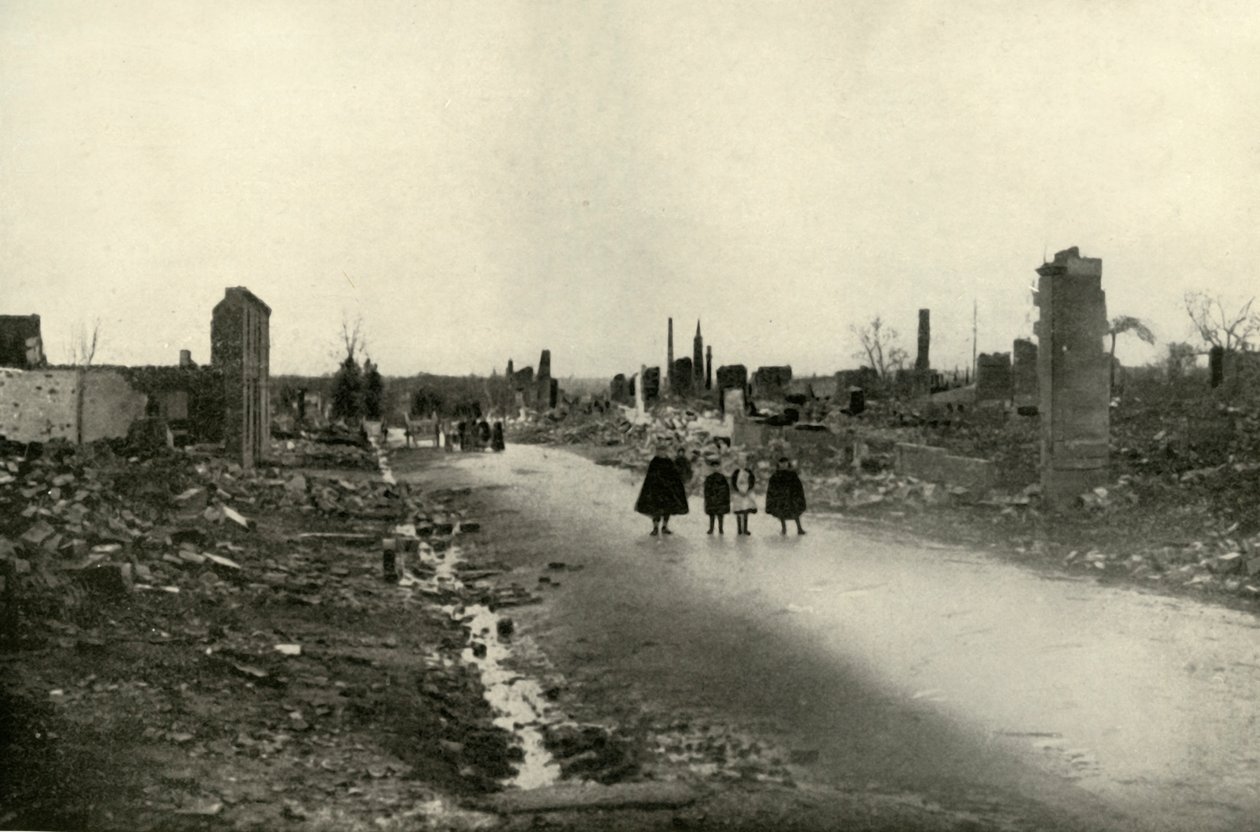 Minden, ami Sermaize-ból megmaradt, 1919. alkotó: Unbekannt