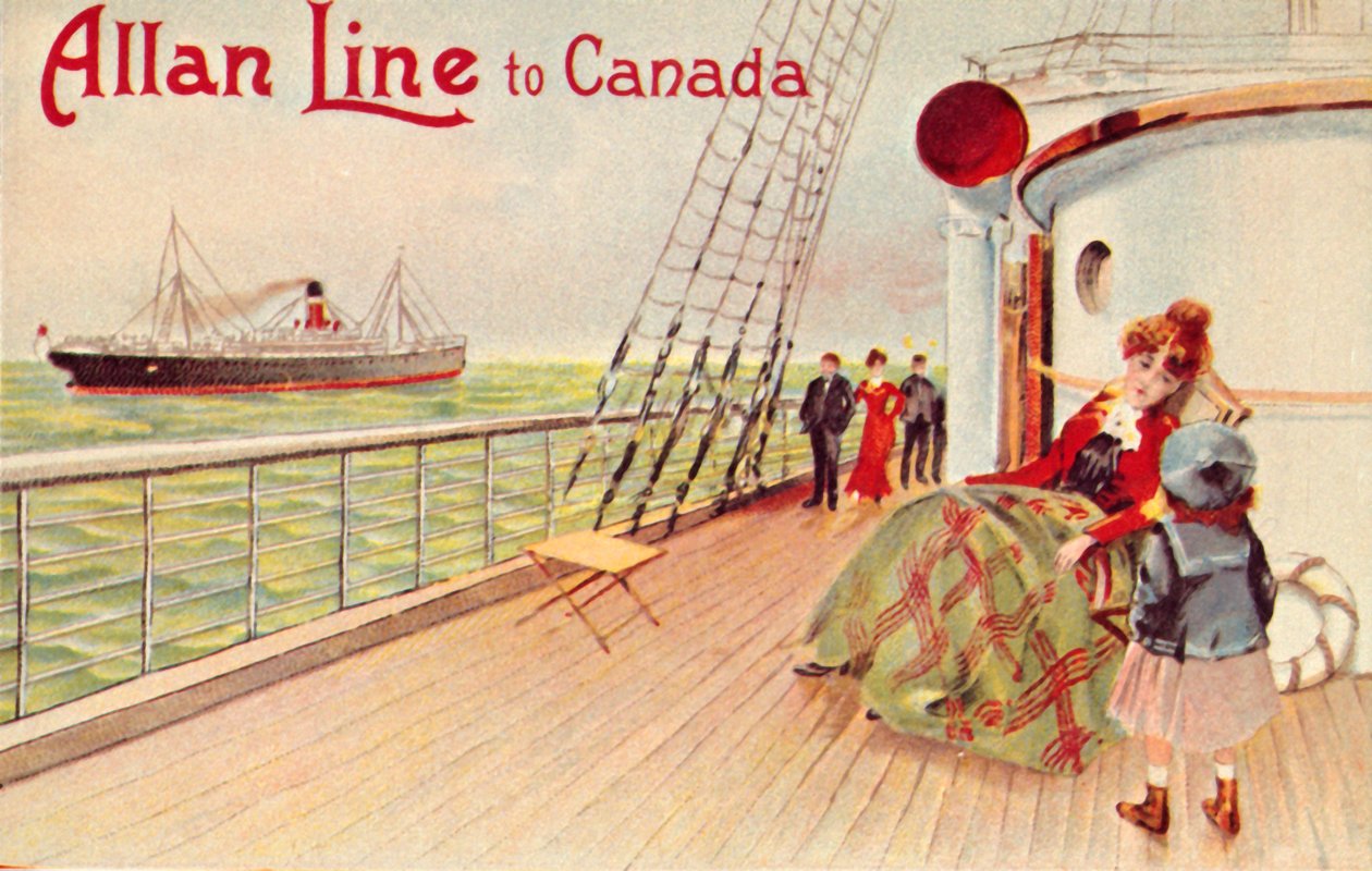 Allan Line Kanadába, c1900. alkotó: Unbekannt