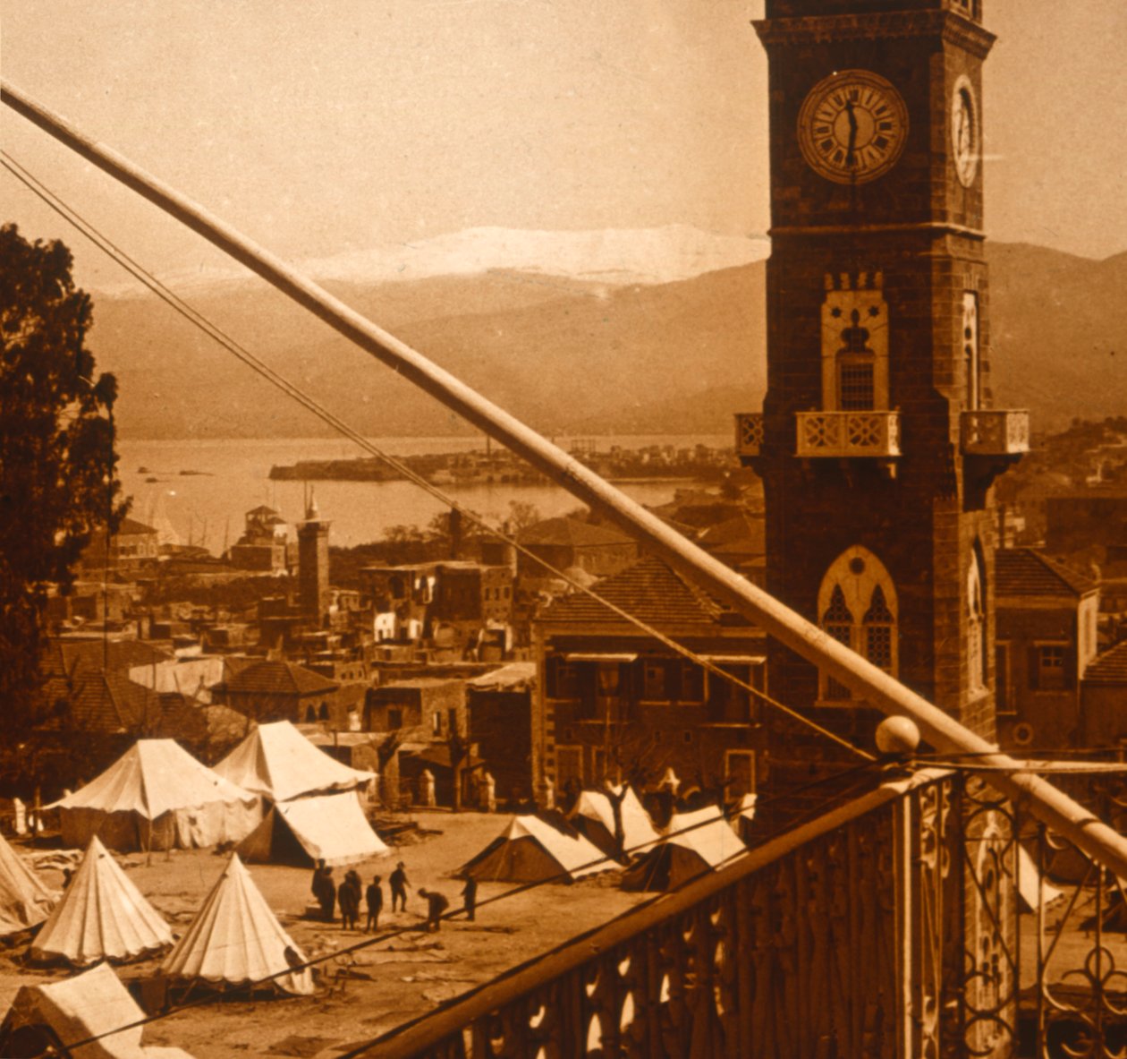 Szövetséges tábor, Thesszaloniki, Görögország, 1914-c1918 alkotó: Unbekannt