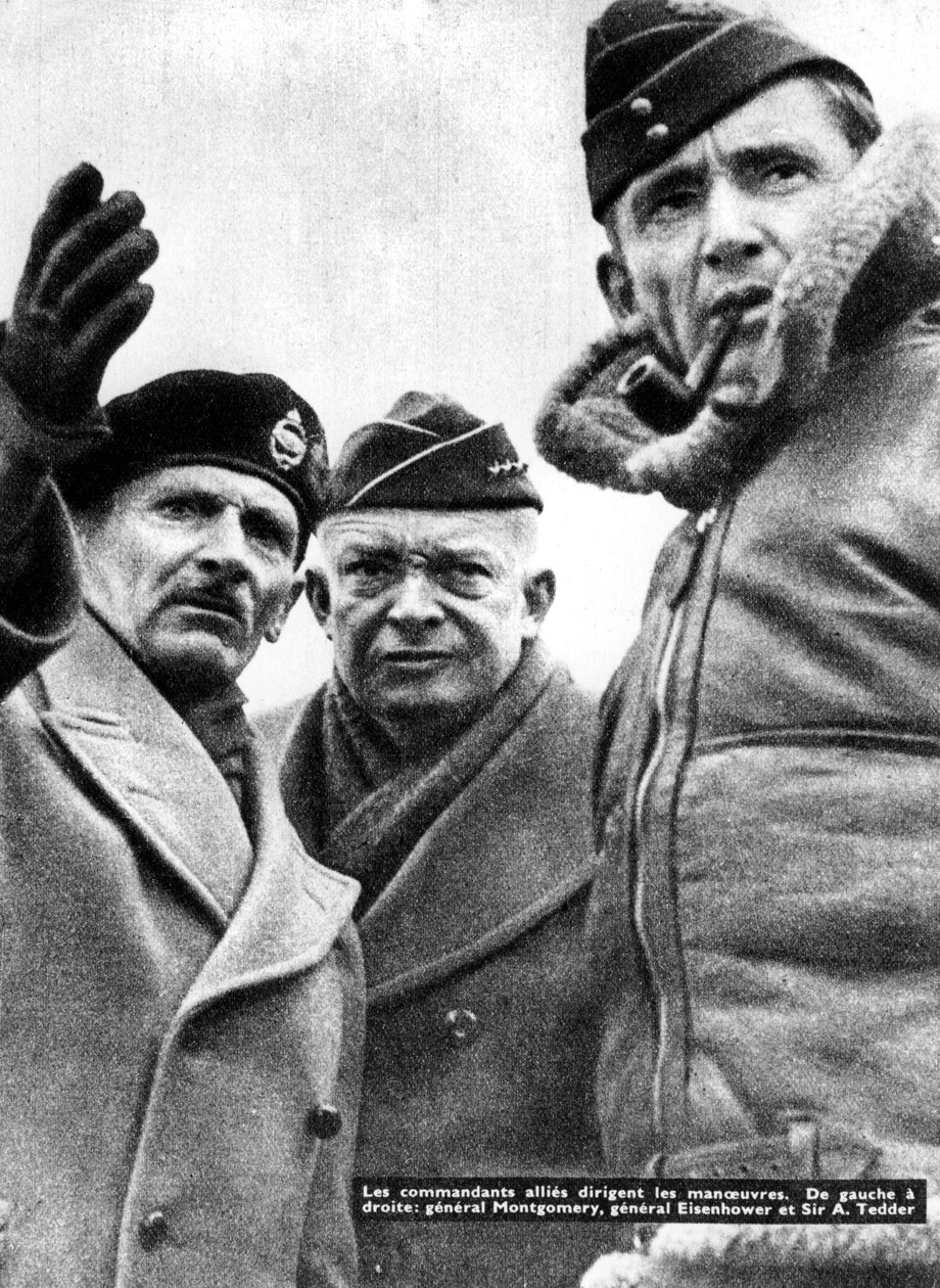 Szövetséges parancsnokok Franciaországban, 1944 alkotó: Unbekannt