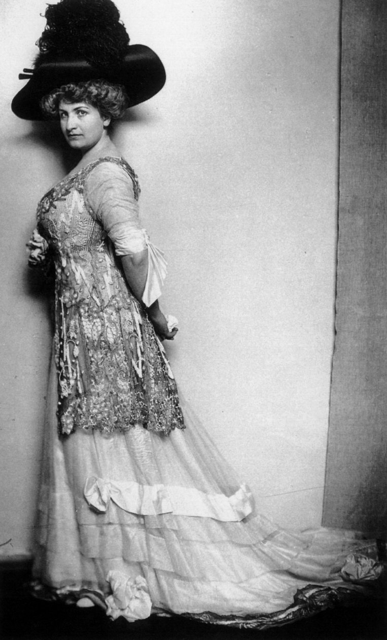 Alma Mahler, osztrák társasági személyiség és zeneszerző, 1908 alkotó: Unbekannt