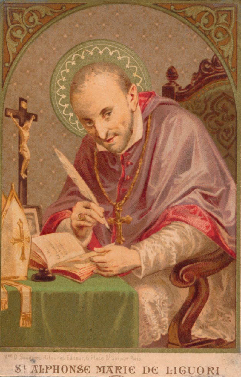 Alphonsus Maria de Liguori 1696-1787, 1910 körül alkotó: Unbekannt