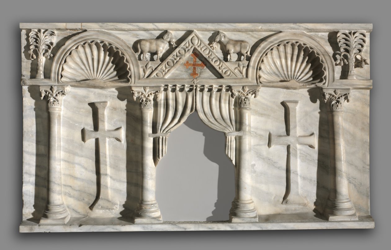 Altar Front, c. 540-600. alkotó: Unbekannt