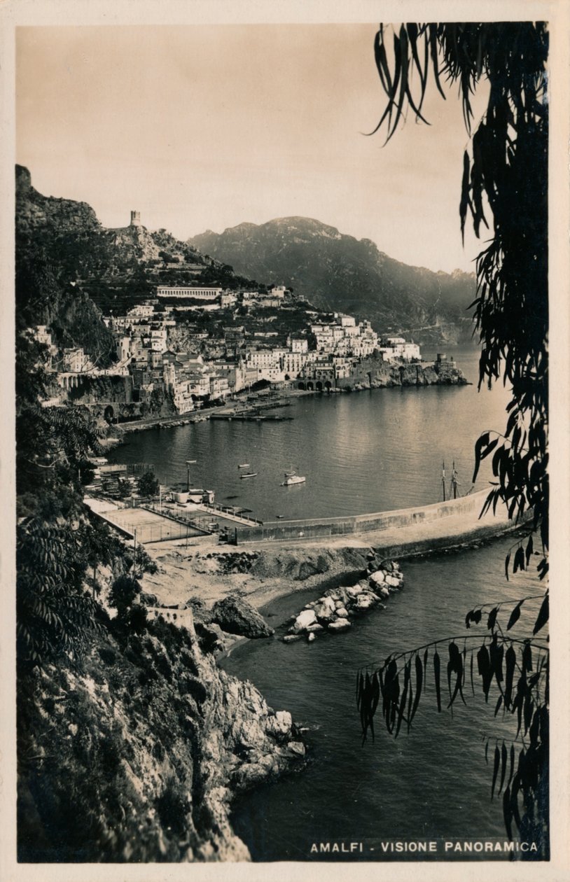 Amalfi - Panoráma, 1910. alkotó: Unbekannt