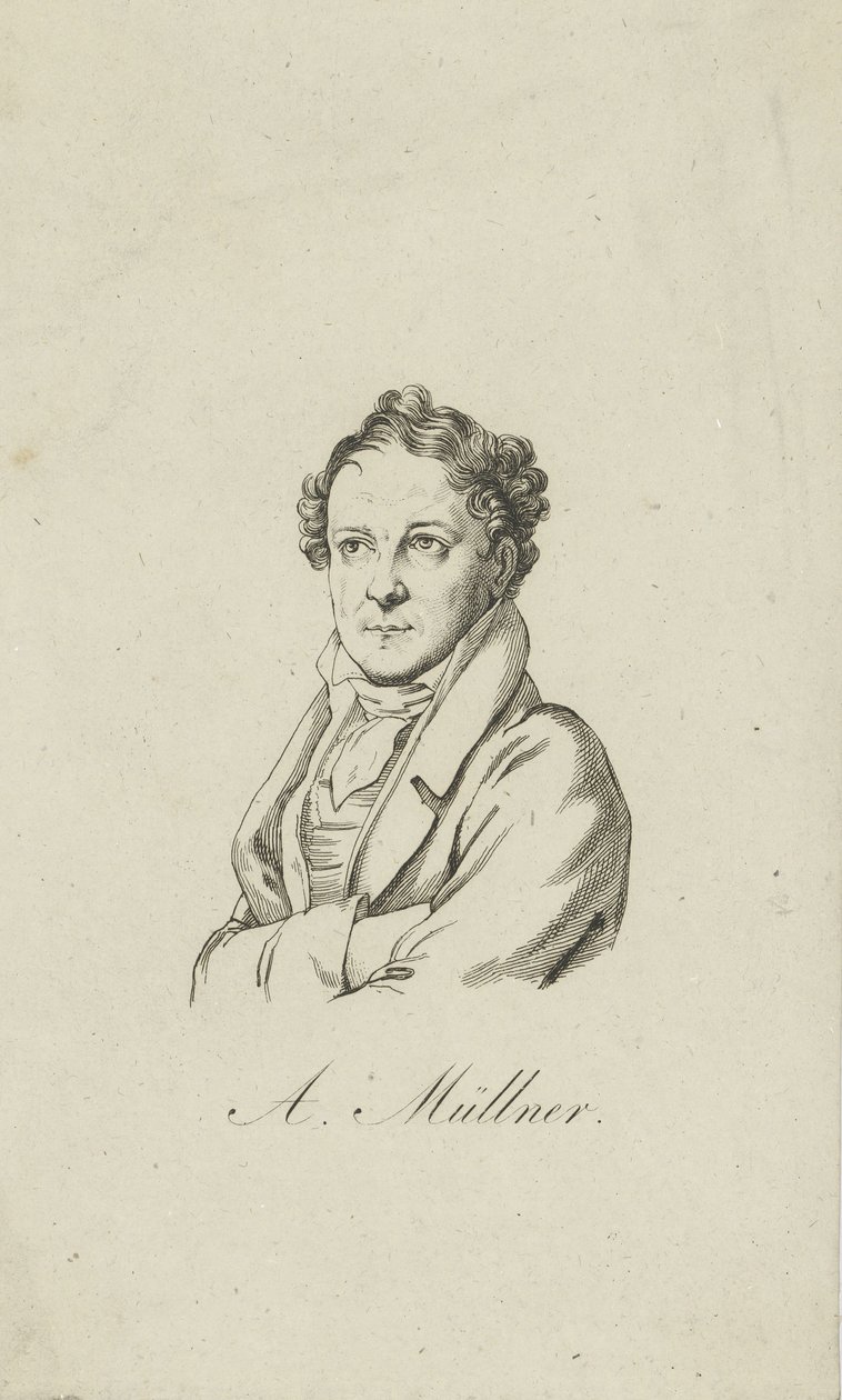 Amandus Gottfried Adolf Muellner 1774-1829, 1810-1820. alkotó: Unbekannt