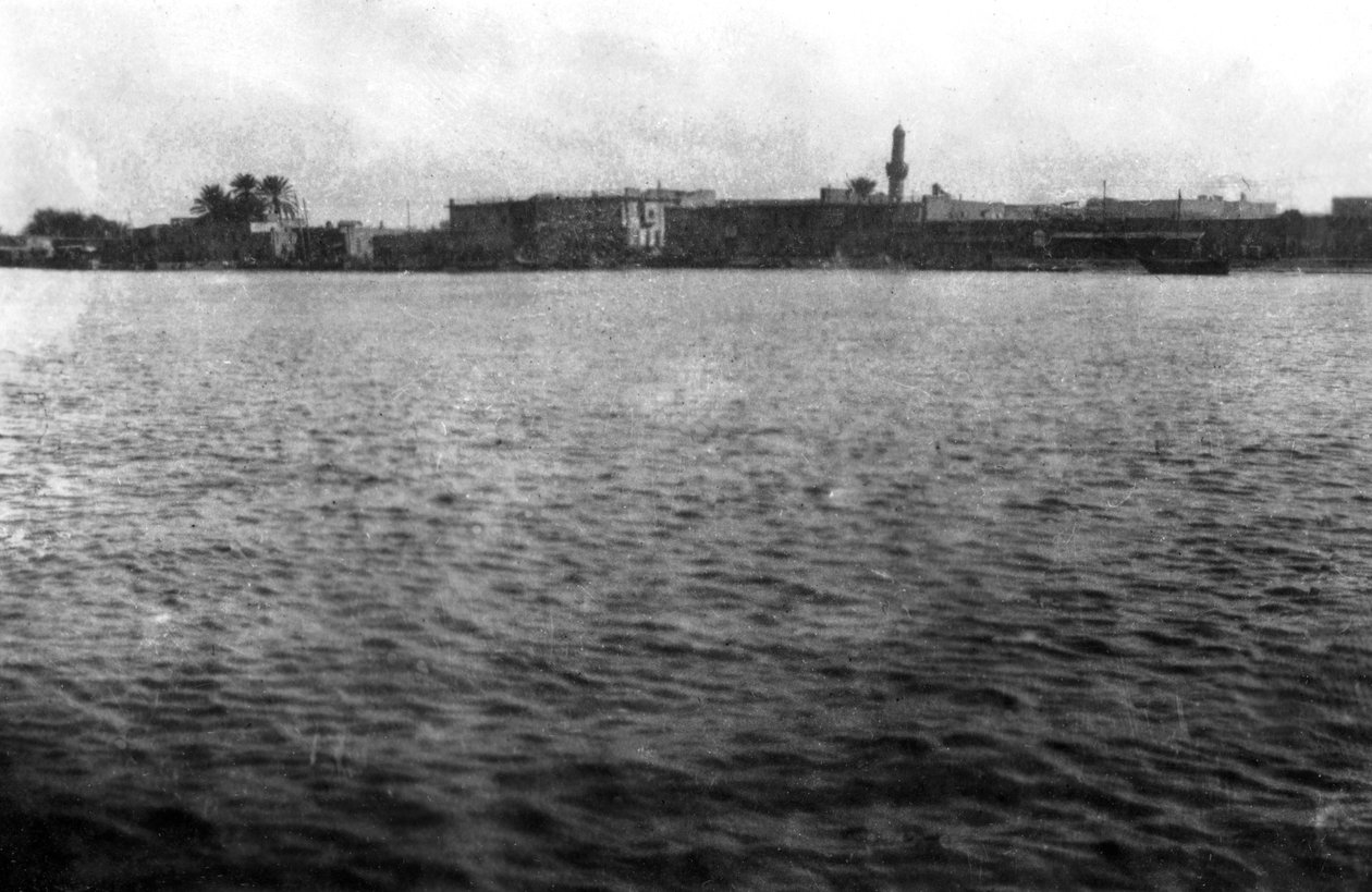 Amara, a Tigris folyón, Mezopotámia, 1918 alkotó: Unbekannt