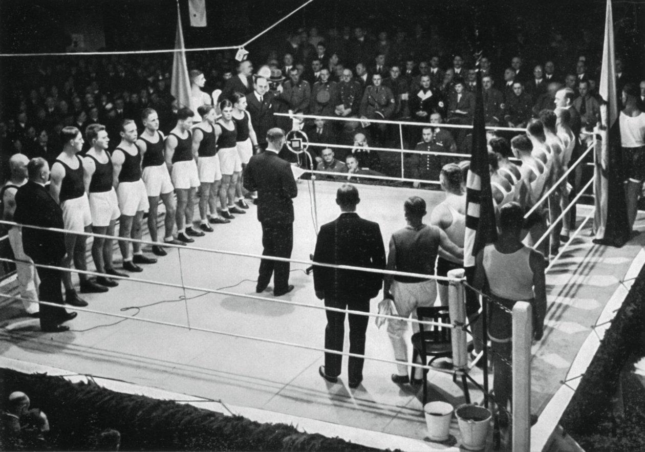 Amatőr bokszverseny Németország és Lengyelország között, 1936 alkotó: Unbekannt