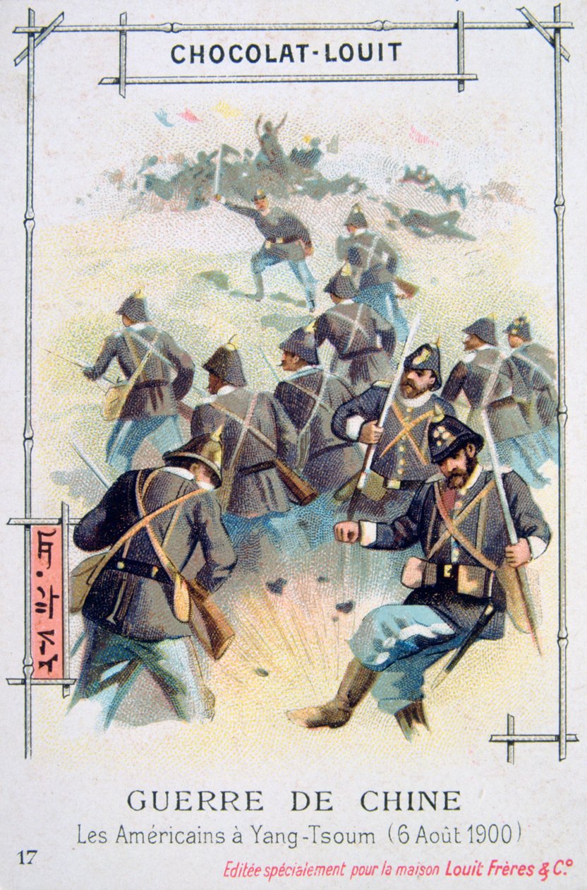 Amerikai hadsereg Yang-Tsoumban, Kínában, Boxerlázadás, 1900. augusztus 6. alkotó: Unbekannt
