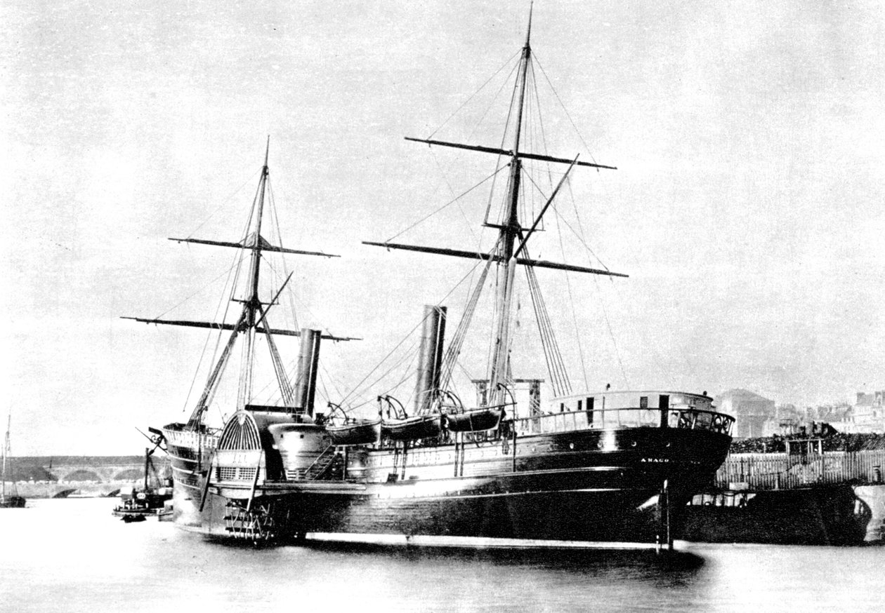 Amerikai transzatlanti gőzhajó, Arago, 1856 alkotó: Unbekannt