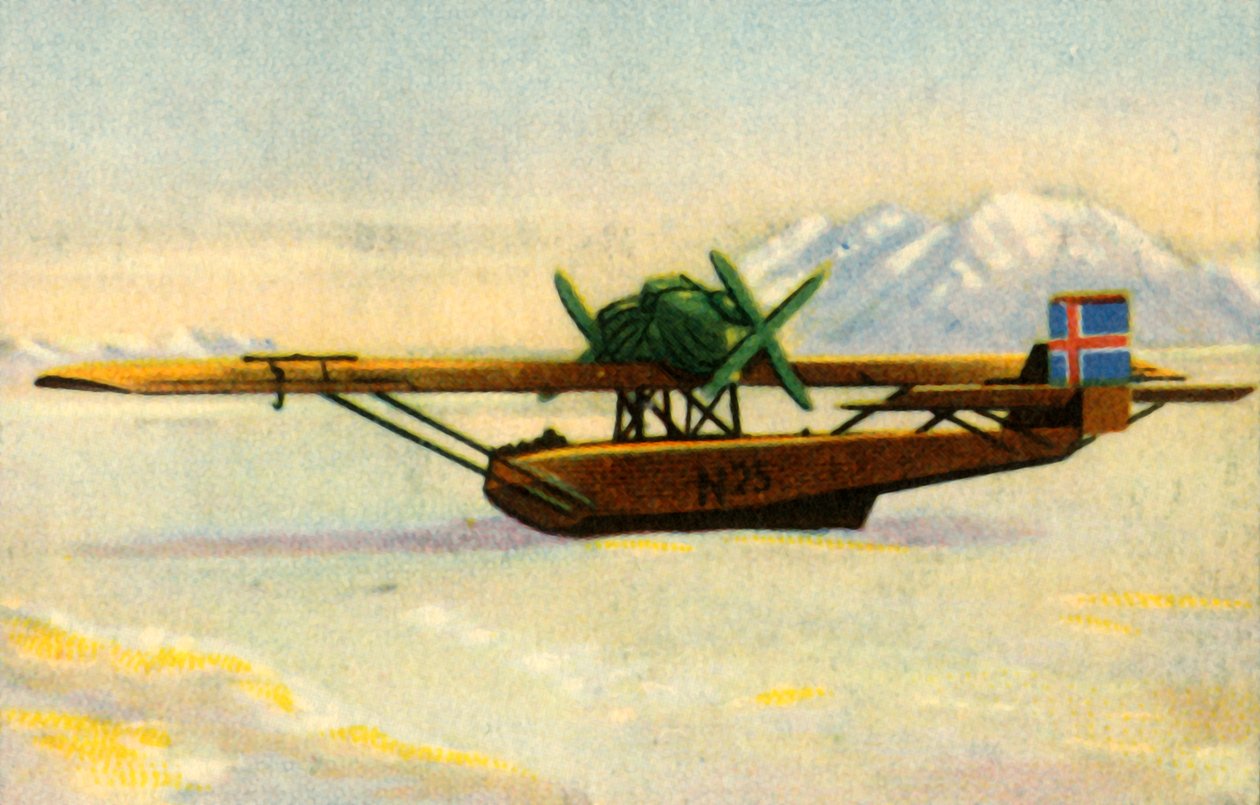 Amundsens Dornier Do J Wal a sarki jégen, 1925, 1932. alkotó: Unbekannt