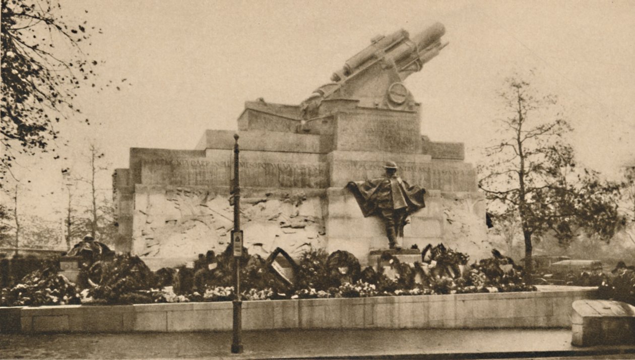 Kiegészítés a londoni emlékművekhez: The Royal Regiment of Artillery Memorial, c1935. alkotó: Unbekannt