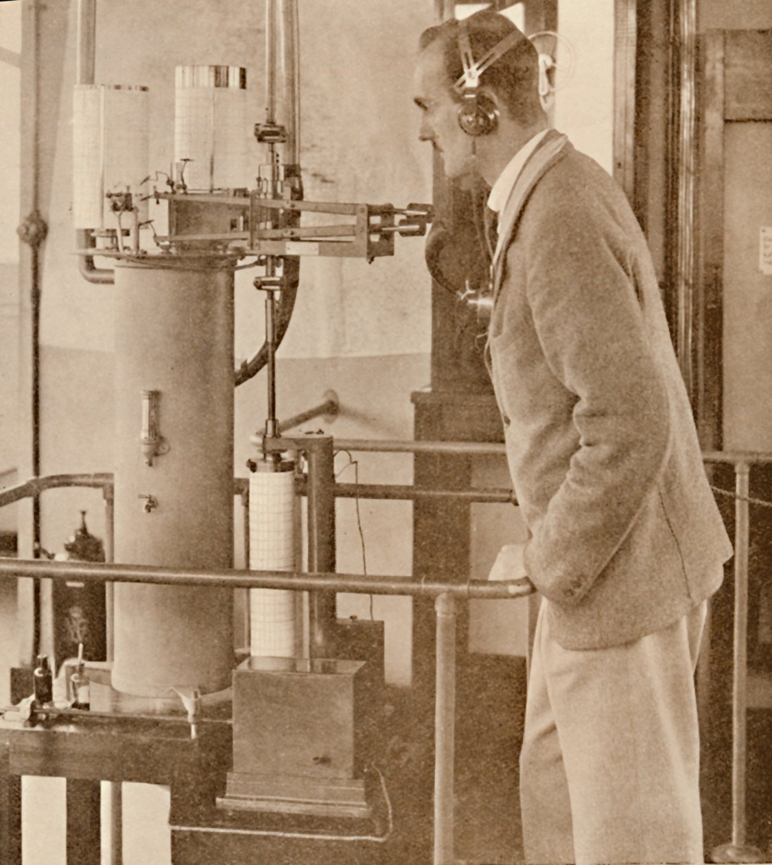 Egy léghajó időjárási központ, 1927 alkotó: Unbekannt