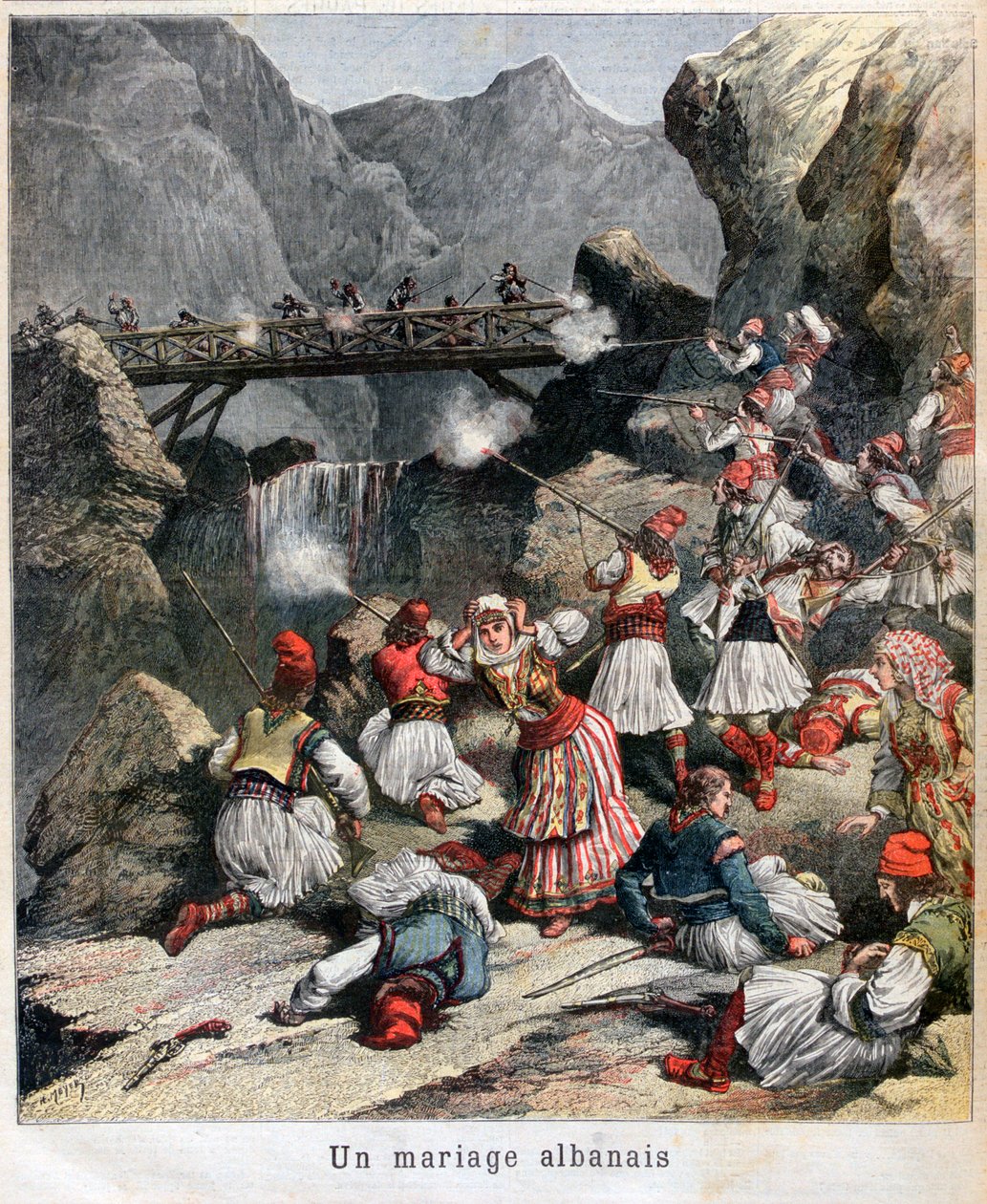 Egy albán házasság, 1892 alkotó: Unbekannt