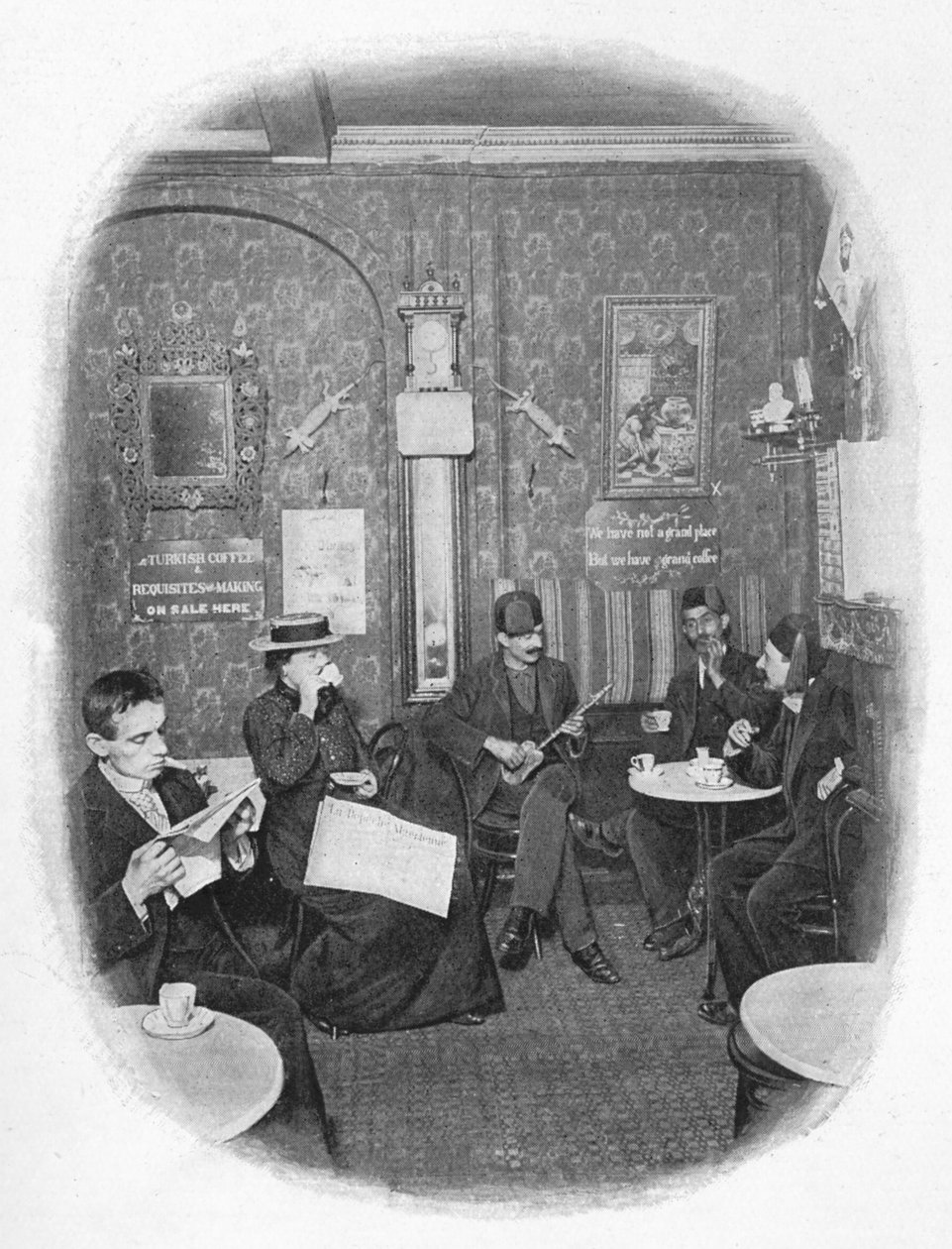 Egy arab kávézó, London, 1901 1901 alkotó: Unbekannt