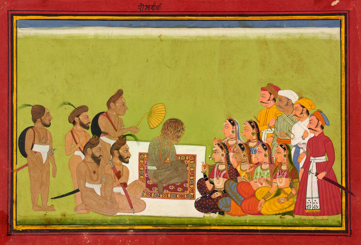 Közönség Rom Rishivel, kb. 1700-1725. alkotó: Unbekannt