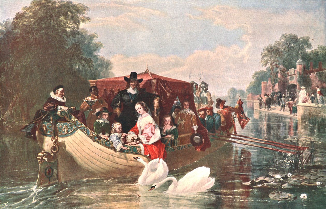 Egy epizód I. Károly boldogabb napjaiban, 1853, c1902. alkotó: Unbekannt