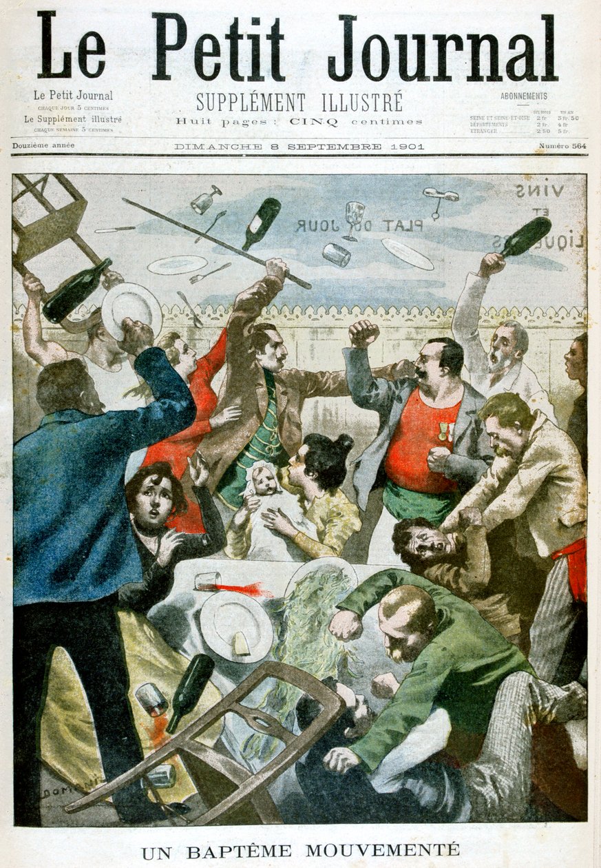 Eseménydús keresztelő, 1901 alkotó: Unbekannt
