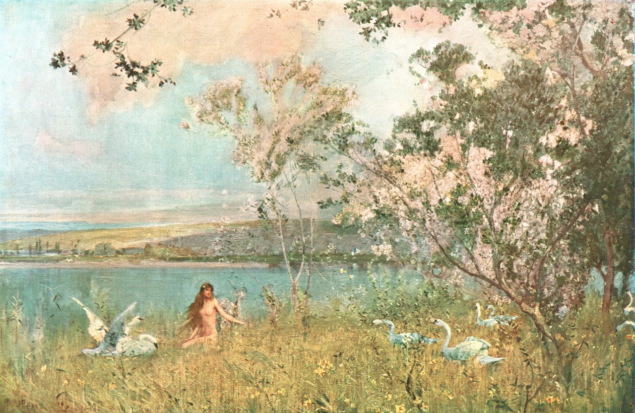 A tavasz idillje, 1897, c1902. alkotó: Unbekannt