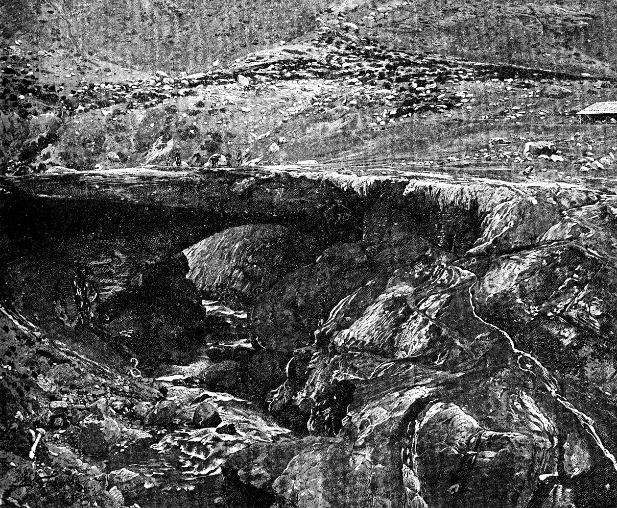 Inka híd, Peru, 1895 alkotó: Unbekannt