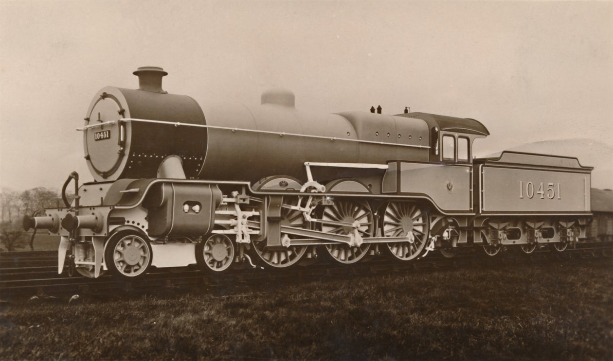 Egy L.M.S. Túlhevített expressz személyszállító motor, 1927. alkotó: Unbekannt