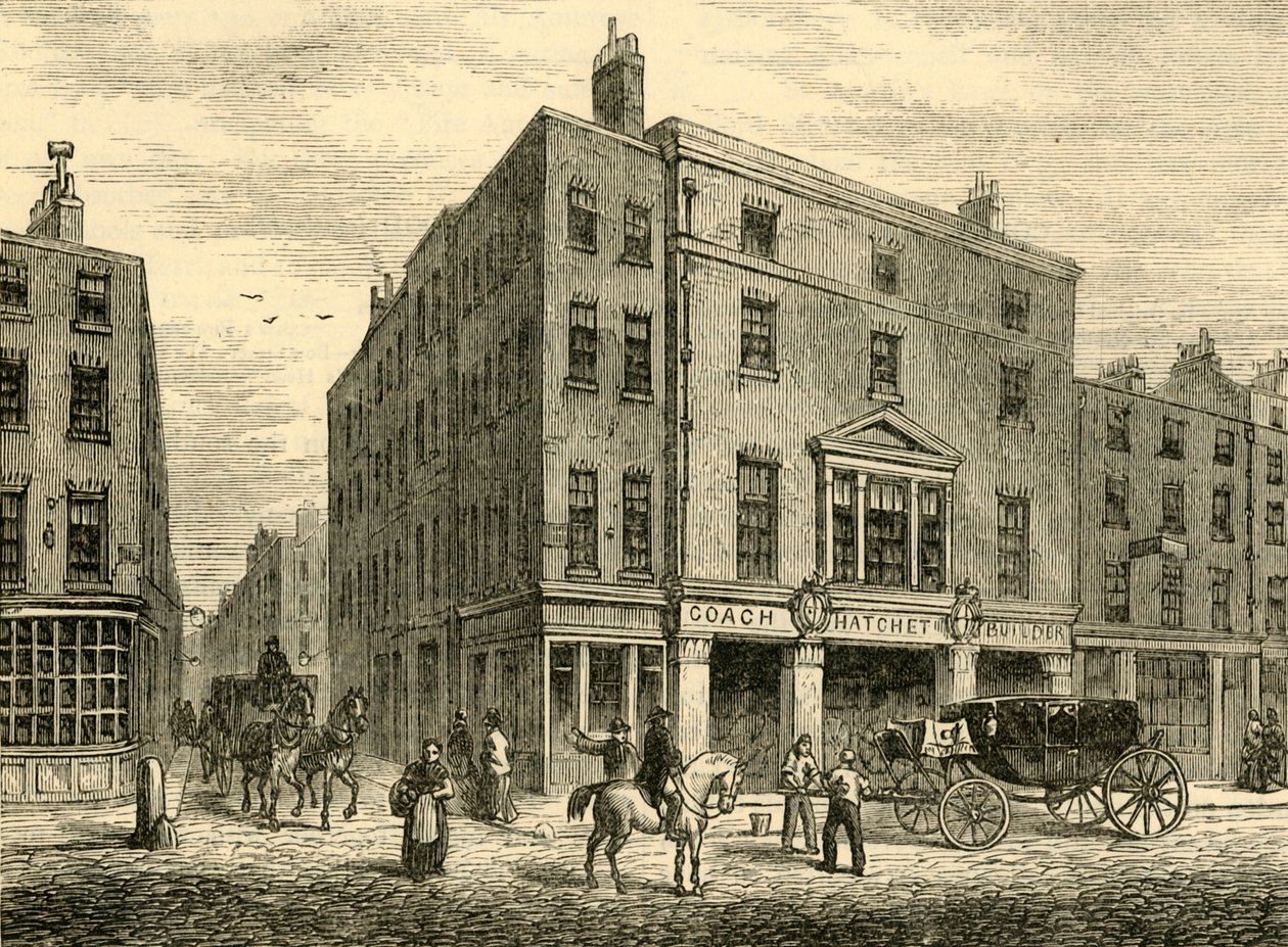 Egy Old Coachmakers Shop Long Acre-ben, 1881. alkotó: Unbekannt
