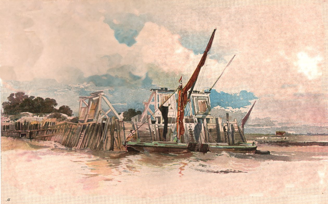 Egy kültéri vázlat, c1900. alkotó: Unbekannt