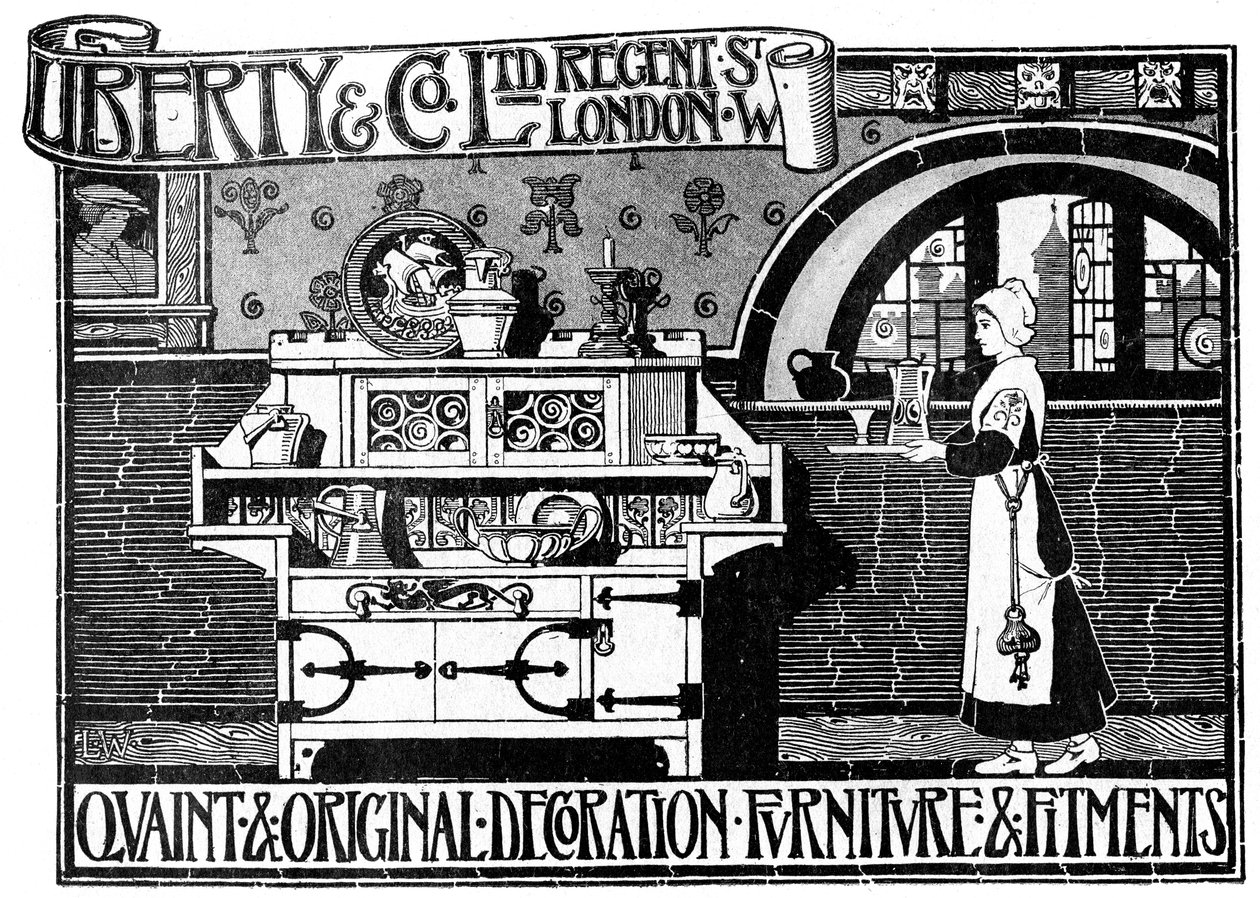 A Liberty and Co Ltd hirdetése, 1898 alkotó: Unbekannt