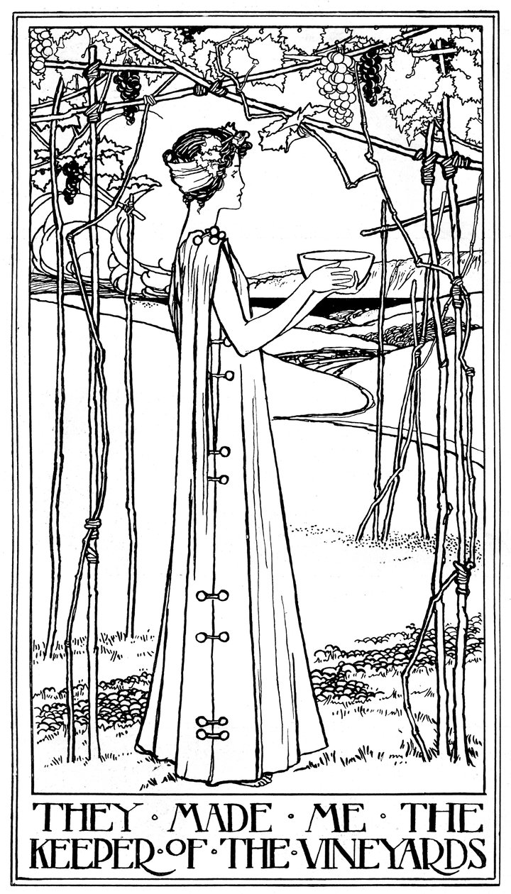 Illusztráció a Salamon énekéhez, 1899 alkotó: Unbekannt