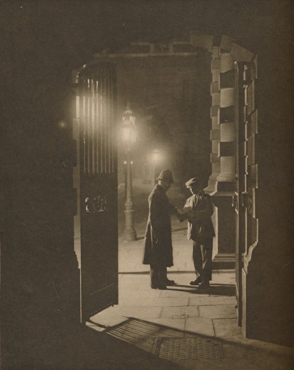 Egy incidens a The Yardban a kis órákban, 1935. alkotó: Unbekannt