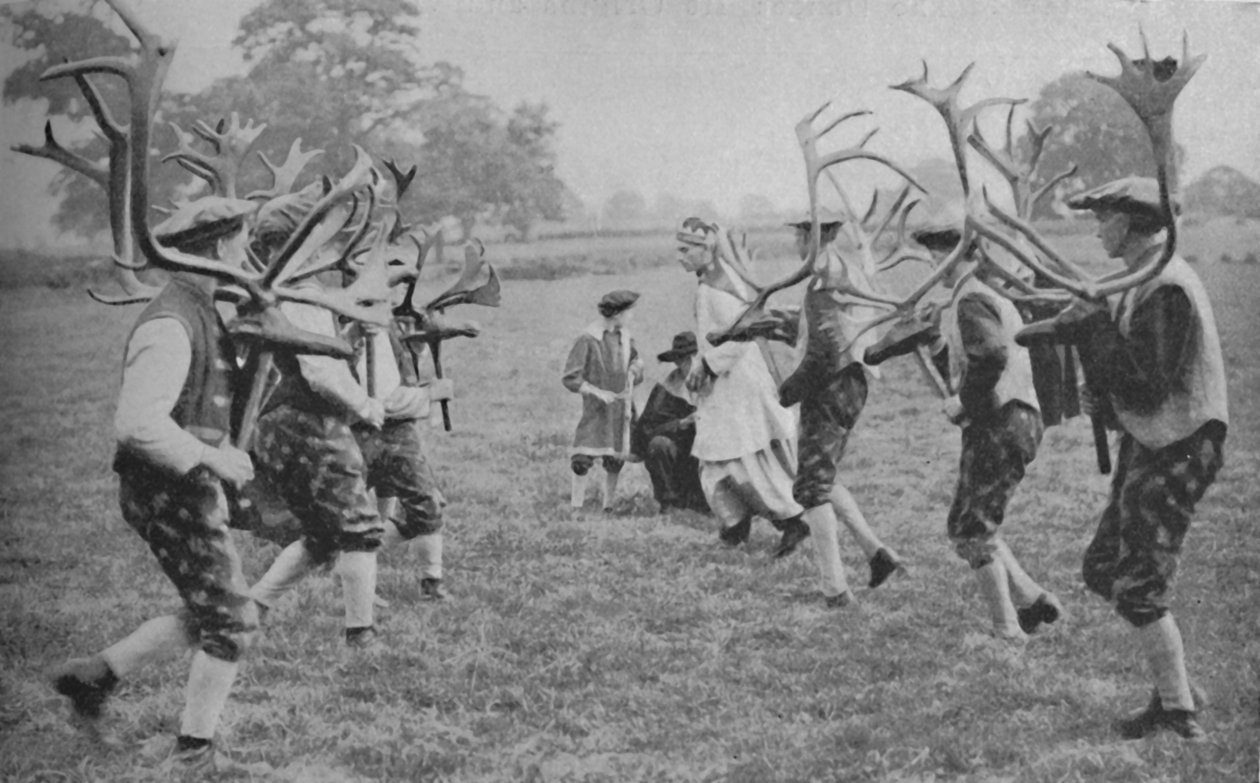 A tánc ősi formái, amelyeket továbbra is fenntartanak Angliában – A kürttánc, 1935 alkotó: Unbekannt