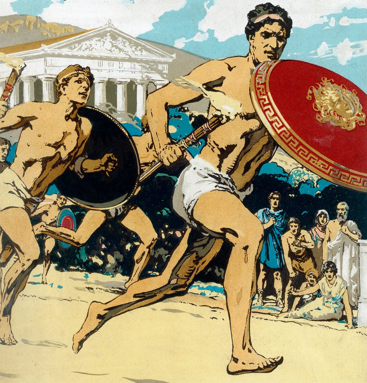 Ókori olimpiai játékok: váltóverseny, 1922 alkotó: Unbekannt