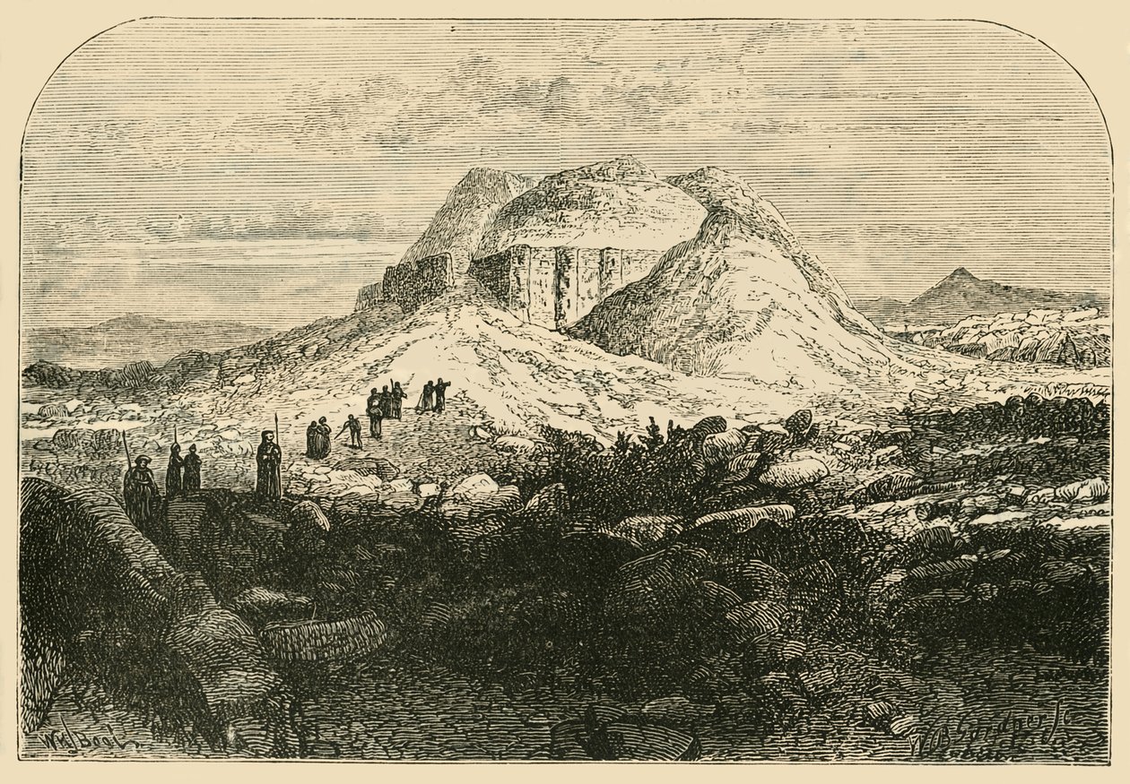 Ókori romok Mugherben, 1890. alkotó: Unbekannt