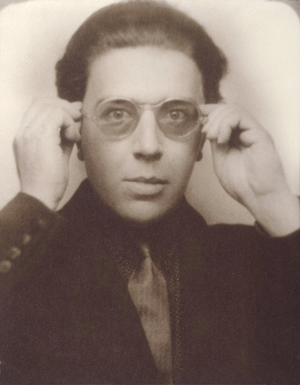 Andre Breton szemüveges alkotó: Unbekannt