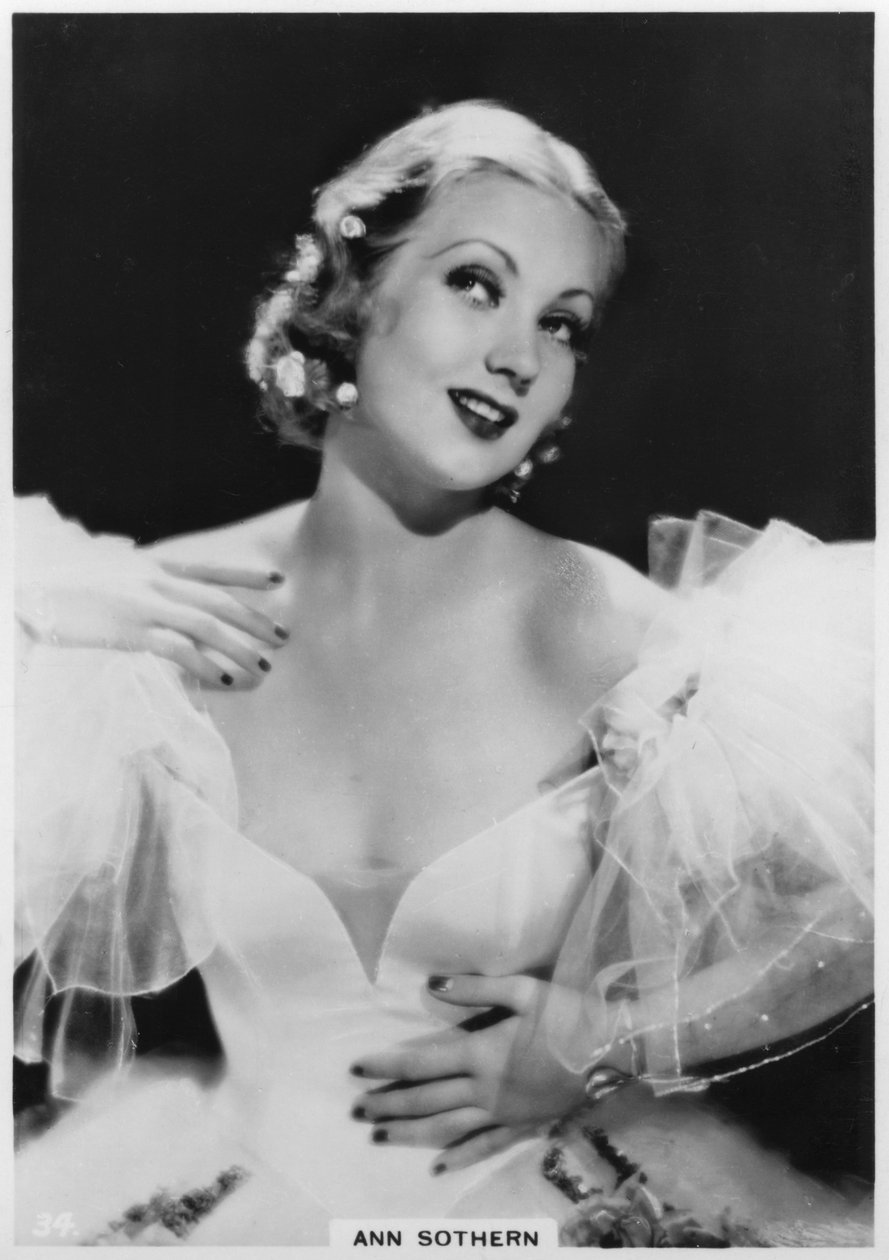 Ann Sothern amerikai film- és televíziós színésznő, 1938 alkotó: Unbekannt