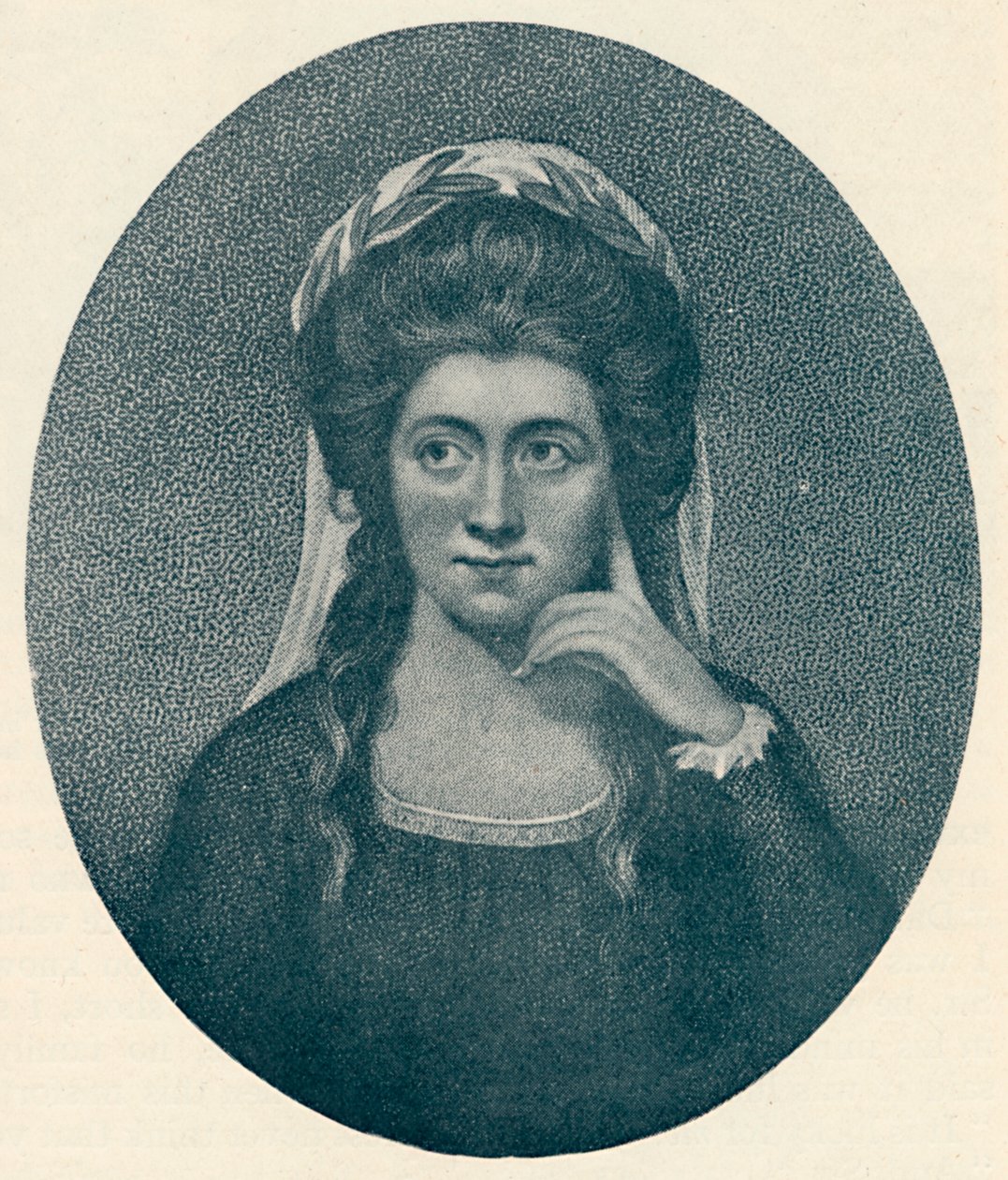 Anna Seward szül. 1747, d. 1809, 1907 alkotó: Unbekannt