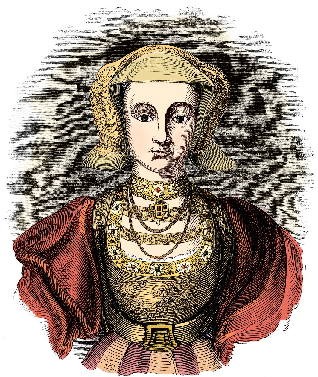 Anne of Cleves 1515-1557, VIII. Henrik negyedik felesége, 19. század alkotó: Unbekannt